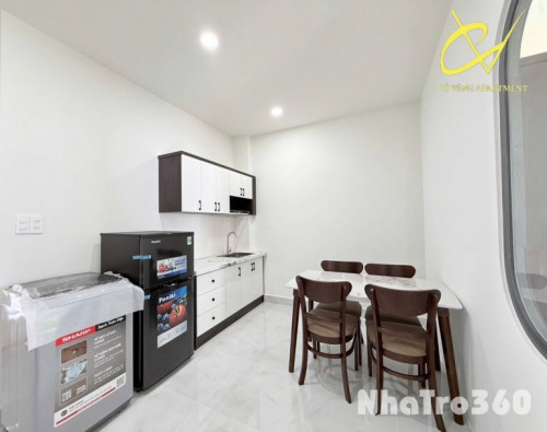 Trống sẵn căn hộ tách bếp cửa sổ thoáng gần sânbay