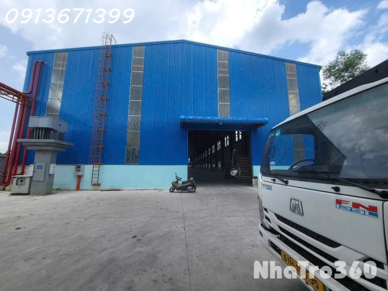 Cần cho thuê xưởng 2.700m² tại Bàu Bàng – khuôn viên 7.000m², container ra vào 24/24