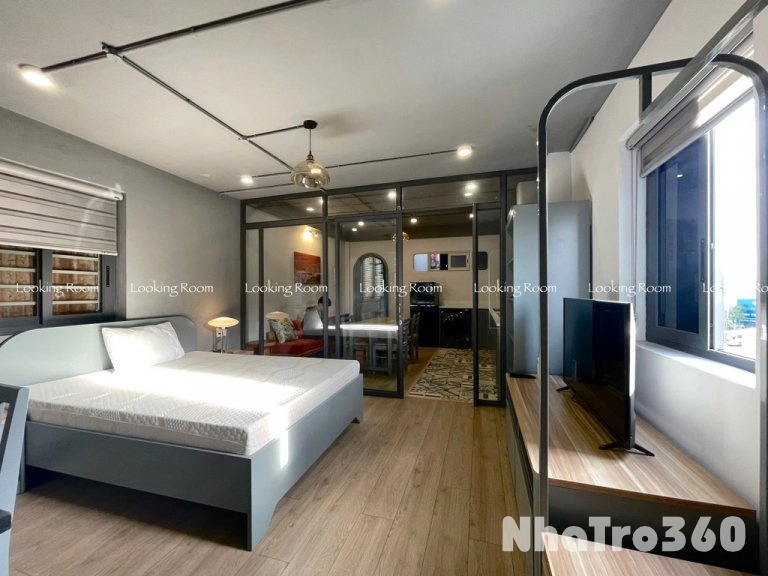 Căn hộ 1 phòng ngủ full nội thất gần sân bay