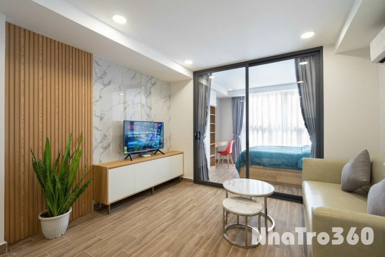 Cho thuê căn hộ quận 1 nội thất mới, cửa sổ thoáng