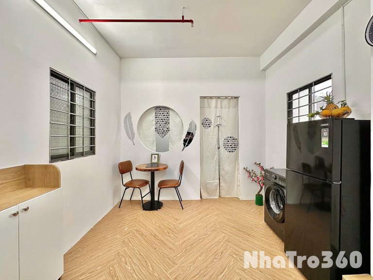1PN FULL NỘI THẤT – Máy giặt riêng – Tiện nghi đầy đủ | Gần sân bay – Công viên Hoàng Văn Thụ – Etown