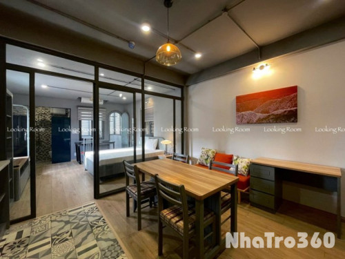 Căn hộ 1 phòng ngủ full nội thất gần sân bay