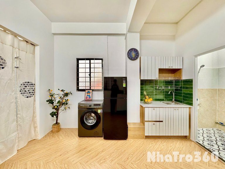 1PN FULL NỘI THẤT – Máy giặt riêng – Tiện nghi đầy đủ | Gần sân bay – Công viên Hoàng Văn Thụ – Etown