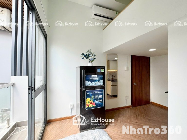 Căn hộ duplex full NT có ban công gần sân bay TSN