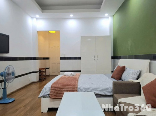 Cho thuê căn hộ ban công, Q8, Đường Âu Dương Lân, gần Cầu Chữ Y, Cầu Nguyễn Văn Cừ, ĐH Sài Gòn