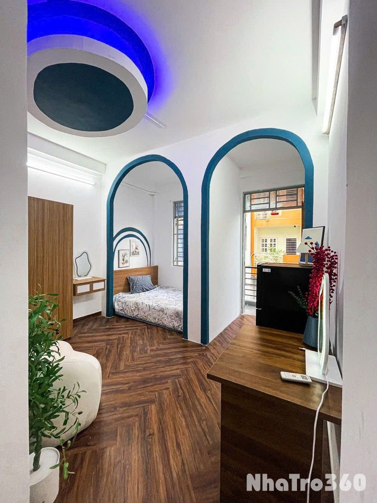 Vừa trống sẵn căn hộ 1pn ban công gần sân bay TSN