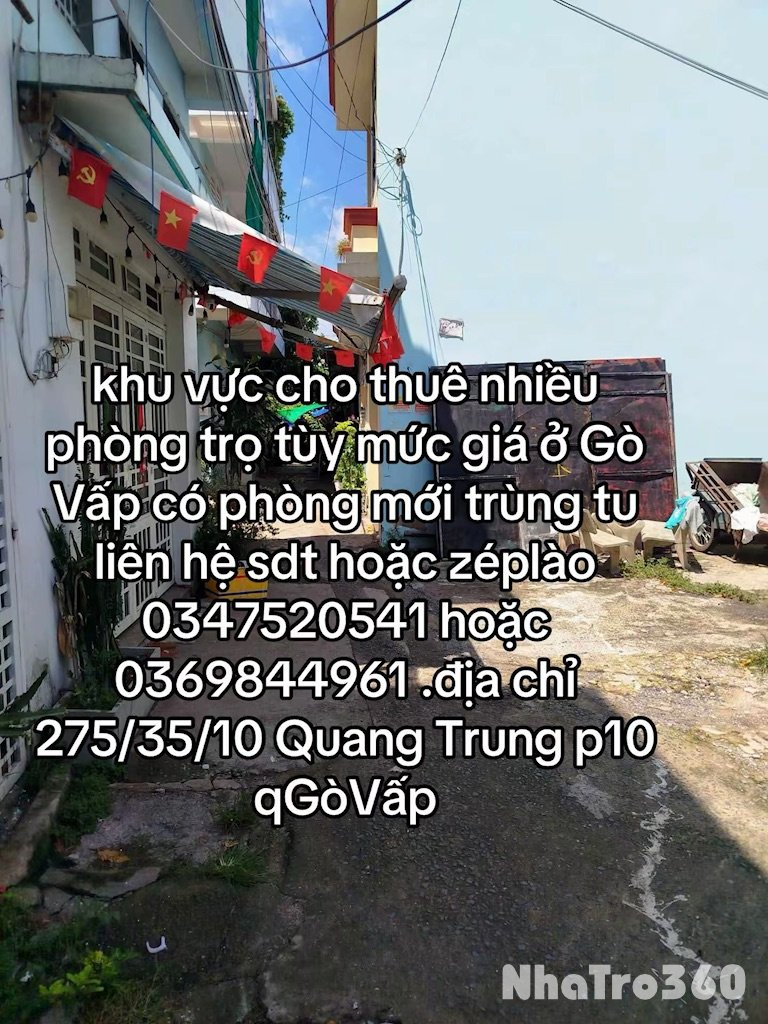 Khu Vực Cho Thuê Nhiều Loại Nhà Trọ Nhiều Mức Giá