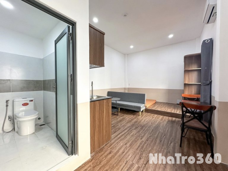 Studio 2 cửa sổ, máy giặt riêng, Full nội thất Q5