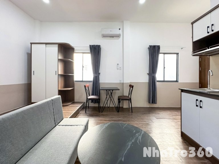 Studio 2 cửa sổ, máy giặt riêng, Full nội thất Q5