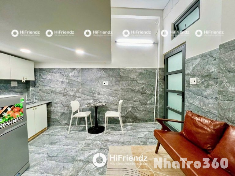 Căn hộ gác full nội thất rộng rãi 40m2 mới xây100%