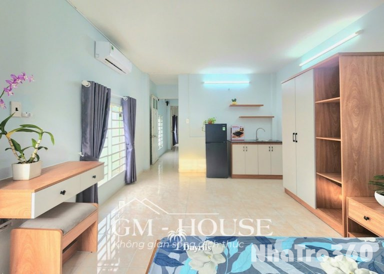 Trống Sẵn Studio 30m2 Full Nội Thất - cửa sổ lớn