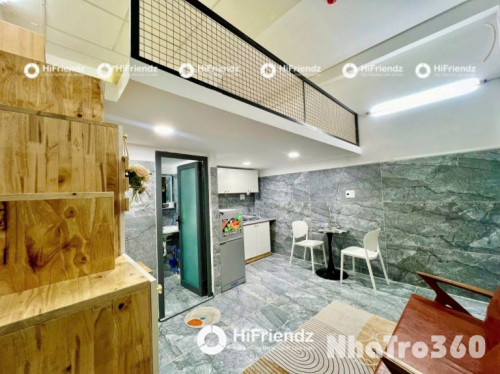 Căn hộ gác full nội thất rộng rãi 40m2 mới xây100%