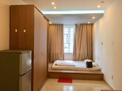 Lê Thị Riêng Q1 - Studio full nội thất, gần chợ Bến Thành, công viên 23/9, phố đi bộ, công viên Tao Đàn,...
