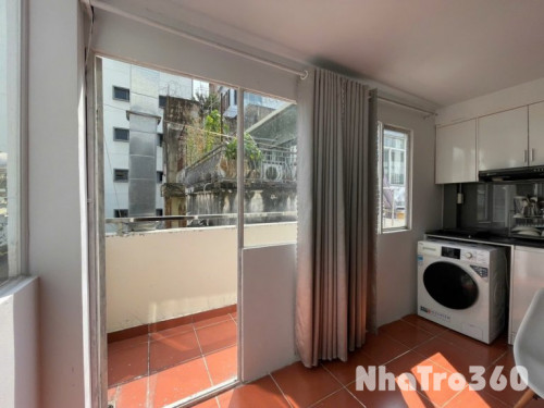 CĂN HỘ 1PN BAN CÔNG QUẬN 1 FULL NỘI THẤT