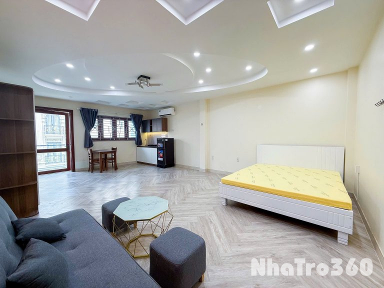 Cho thuê căn hộ Studio Ban công rộng 40m2 ngay khu Trung Sơn gần ĐH Tôn Đức Thắng, RMIT, vòng xoay Trung Sơn