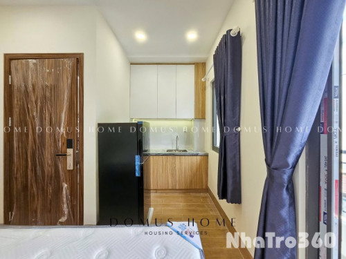 Studio ban công, full nội thất, máy giặt riêng đầy đủ tiện nghi 