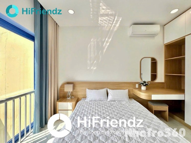 Cho thuê căn hộ 1PN full nội thất gần sân bay TSN