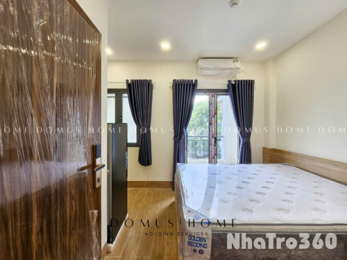Studio ban công, full nội thất, máy giặt riêng đầy đủ tiện nghi 