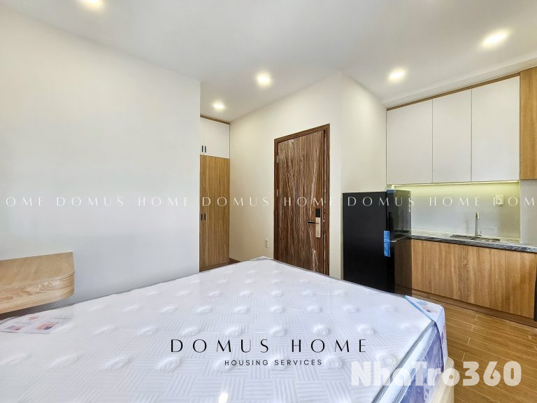 Studio ban công, full nội thất, máy giặt riêng đầy đủ tiện nghi 