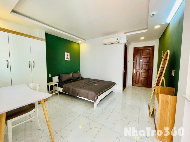 CĂN HỘ 1PN BAN CÔNG QUẬN 1 FULL NỘI THẤT