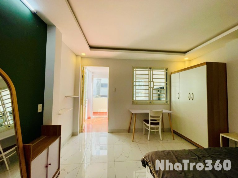 CĂN HỘ 1PN BAN CÔNG QUẬN 1 FULL NỘI THẤT