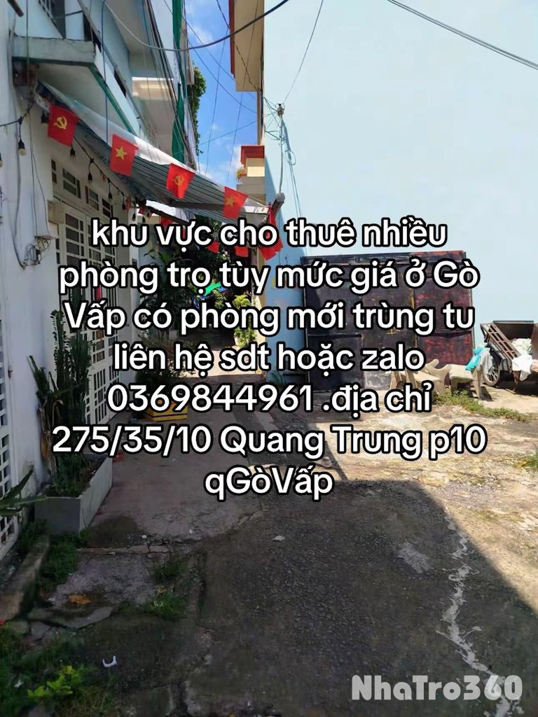 Khu Vực Cho Thuê Nhiều Loại Nhà Trọ Nhiều Mức Giá
