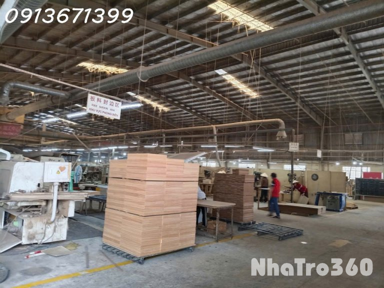 Cho thuê xưởng mới 7000m² bến cát bình dương – pccc, container 40f ra vào dễ