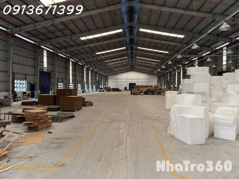 Cho thuê nhà xưởng 2.900m² tại bàu bàng – bến cát bình dương pccc tự động điện 560kva