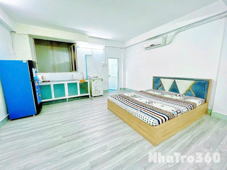 Cho thuê phòng trọ studio có nội thất đường Cửu Long gần sân bay Tân Sơn Nhất.