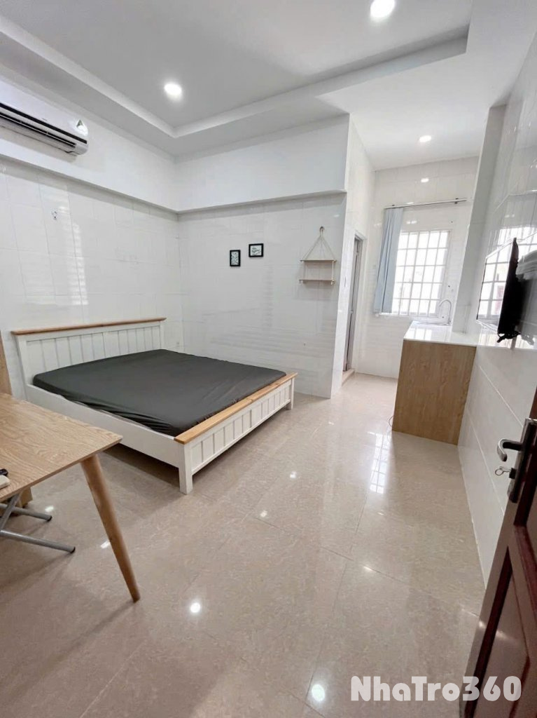 Cho thuê phòng trọ studio có nội thất đường Cửu Long gần sân bay Tân Sơn Nhất.