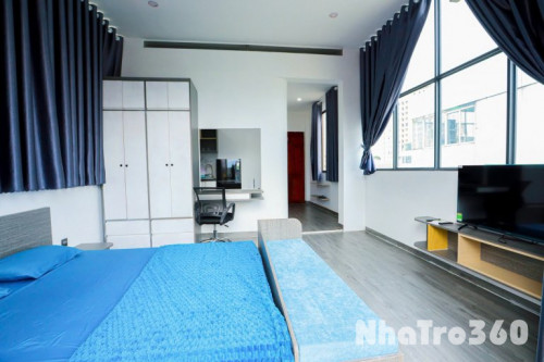 Cho thuê Studio ban công lớn siêu thoáng Q1, gần cầu Nguyễn Văn Cừ, Đh Sài Gòn, Đh KHTN, Đh Sư Phạm, Nowzone,...
