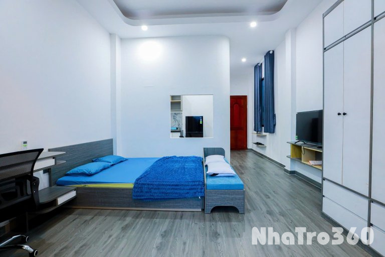 Cho thuê Studio ban công lớn siêu thoáng Q1, gần cầu Nguyễn Văn Cừ, Đh Sài Gòn, Đh KHTN, Đh Sư Phạm, Nowzone,...
