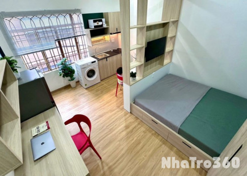 Cho thuê studio full nội thất cửa sổ trời Tân Bình