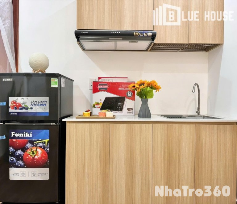 Cho thuê studio full nội thất cửa sổ trời Tân Binh