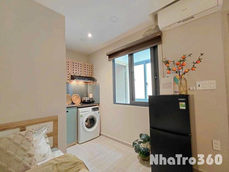 Cho thuê studio máy giặt riêng, gần chợ bến Thành, Bùi Viện, chợ Thái Bình, Đh Sân khấu Điện ảnh,...
