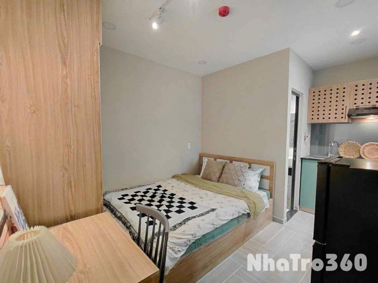 Cho thuê căn hộ Studio Cửa sổ thoáng MỚI Q1 gần vòng xoay Cống Quỳnh, công viên 23 tháng 9, chợ Thái Bình