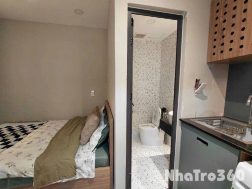 Cho thuê căn hộ Studio Cửa sổ thoáng MỚI Q1 gần vòng xoay Cống Quỳnh, công viên 23 tháng 9, chợ Thái Bình