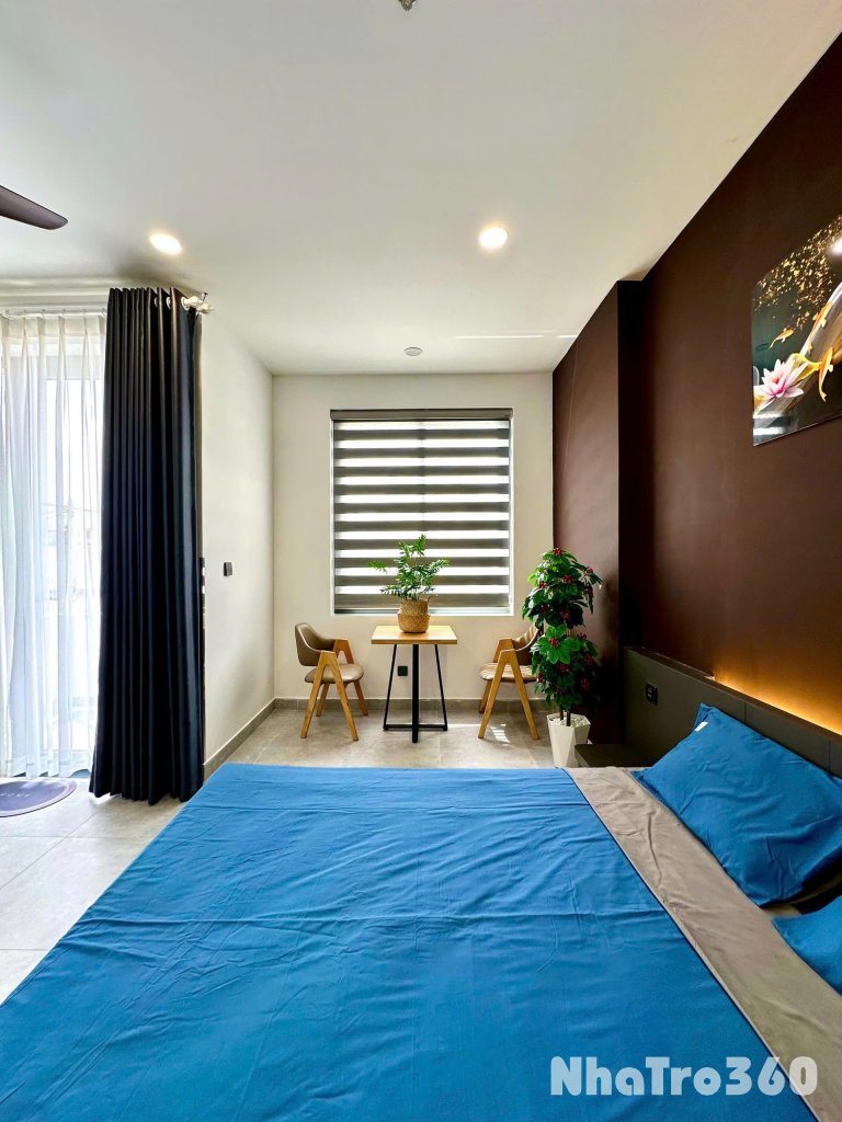 Cho thuê căn hộ Studio Ban công ĐẸP Q4 gần cầu Ông Lãnh, cầu Calmette, cầu Nguyễn Văn Cừ