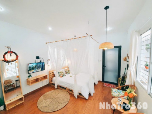 Cho thuê căn hộ quận 1 full nội thất cửa sổ thoáng