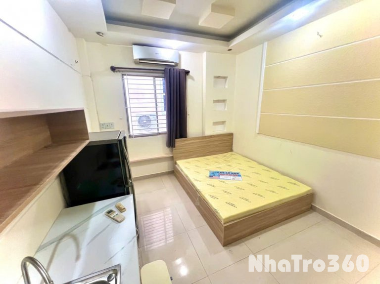 Cho thuê studio cửa sổ Q8 - gần Parcmall, Bệnh viện q8, Đh Công nghệ SG, cầu Chánh Hưng,...