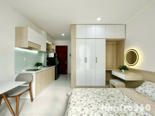 Cho thuê studio ban công xịn xò Q10, gần ĐH UEH, Vòng xoay Ngô Gia Tự, ĐH Y Dược,...