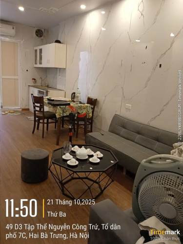 Chung cư mini cho thuê tọa lạc tại H1 Nguyễn Công Trứ, Phố Huế, Hai Bà Trưng, Hà Nội.