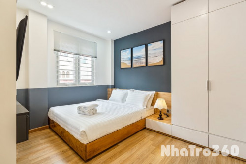 Cho thuê căn hộ ban công, Q1, Đường Nguyễn Bỉnh Khiêm, gần Cầu Thị Nghè, Thảo Cầm Viên, CV Lê Văn Tám