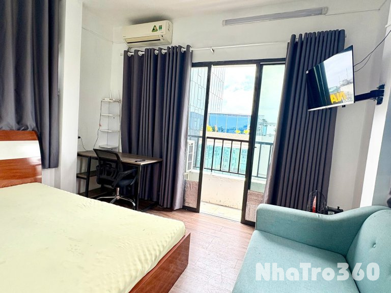 Trần Quang Khải Q1 - Chdv 1PN 1PK ban công siêu thoáng mát. 