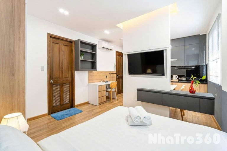 Cho thuê căn hộ 1PN 1PK Q1, gần vòng xoay ĐBP, Thảo Cầm Viên, ĐH KHXH&NV, ĐH Y Dược,...