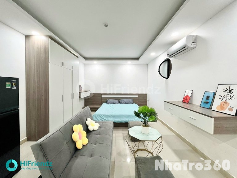 Phòng trọ studio có nội thất giá rẻ đường Bạch Đằng gần sân bay Tân Sơn Nhất Tân Bình.