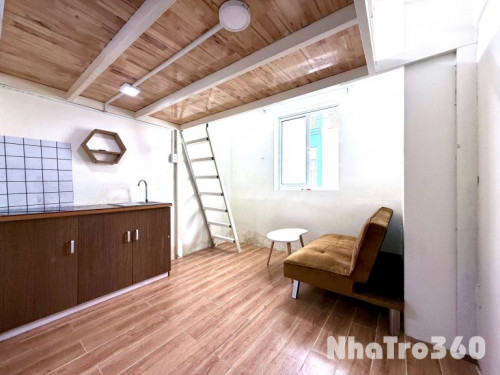 Cho thuê căn hộ Duplex, Q1, Đường CMT8, gần Cầu Ông Lãnh, Công Viên Tao Đàn, Công Viên 23/9