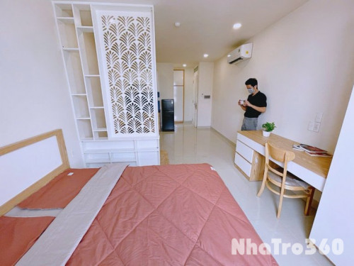 📍 Dương Bá Trạc Q8 - Studio tách bếp cửa, sổ trời full, nội thất