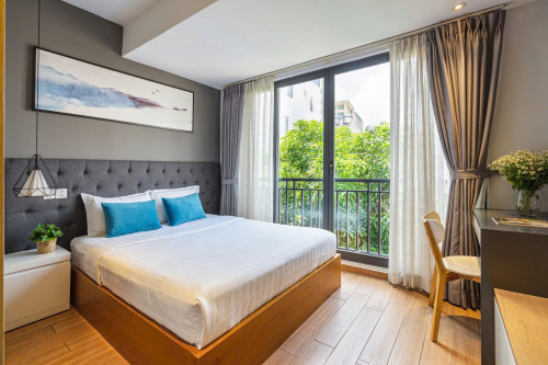 Cho thuê căn hộ cao cấp full nội thất đường Sông Đáy gần sân bay Tân Sơn Nhất.