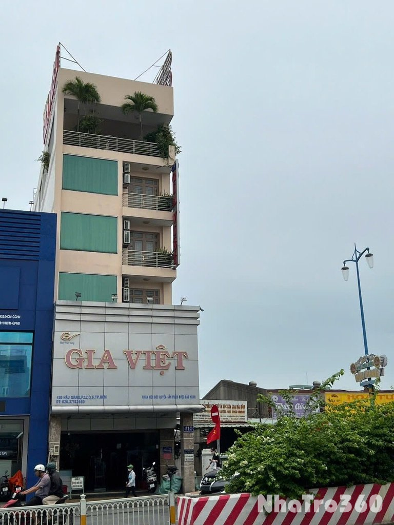 Cho thuê mặt bằng 187m2 hậu giang quận 6